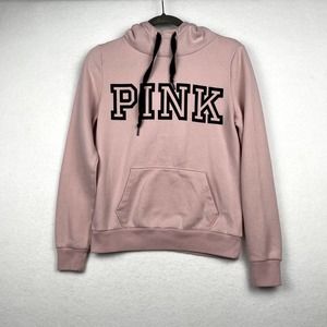 VS Pink Sz XS Women's Long Sleeve Fleece Lined Pullover Hoodie